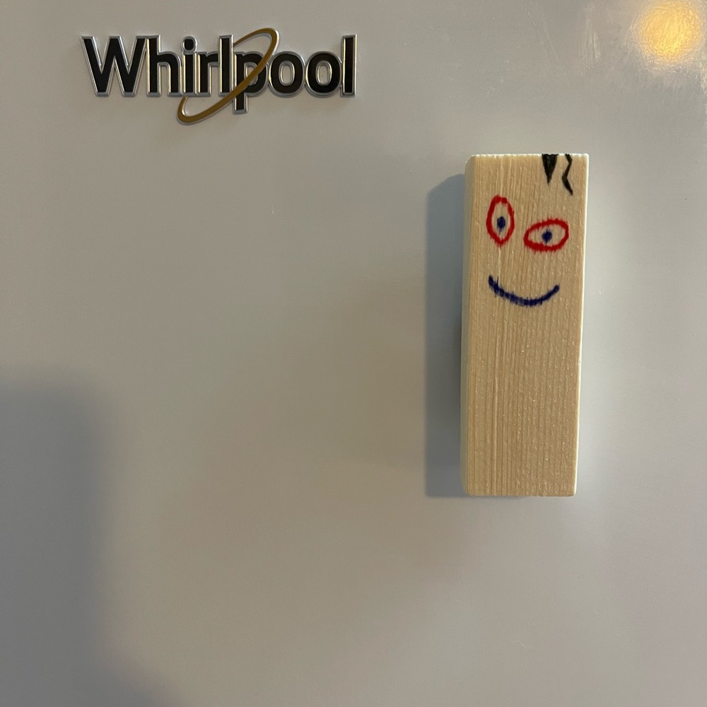 Plank from Ed,Edd,Eddy Cartoon Network show magnet miniature solid wood
